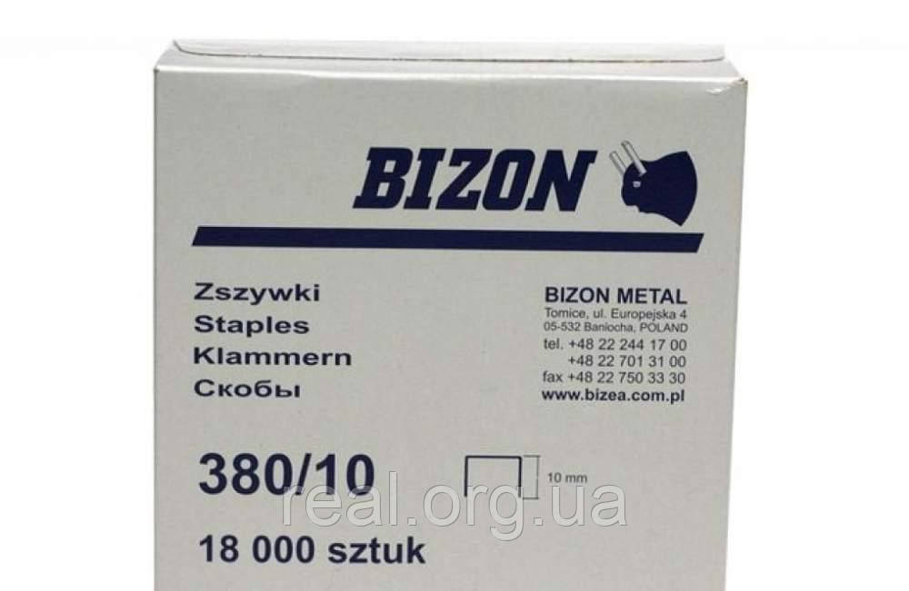 Скоба Bizon 380/10 (18000 шт. * 6 пачок)