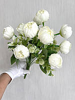 Искусственный пион . Букет искусственных пионов ( 37 см )