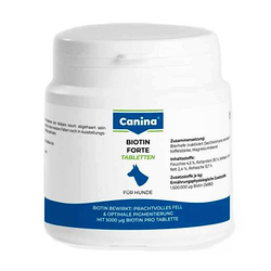 Вітаміни для собак Canina (Каніна) Biotin Forte Tabletten інтенсивний курс для шерсті 30 табл