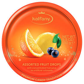 Льодяники Kalfany Assorted Fruit Candies фруктові 150г