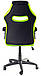 Геймерське крісло Pilot чорно-зелене для комп'ютера з регульованою спинкою та висотою на коліщатках TF, фото 5