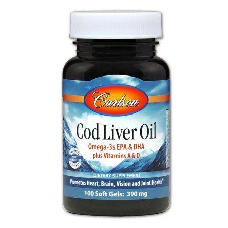 Норвезький риб'ячий жир, Cod Liver Oil, Carlson Labs, 100 мінігелеві капсули BX764