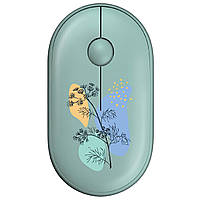 Миша бездротова 2E MF300 Flora: Drill Silent WL BT Green (2E-MF300WFLORAGN)