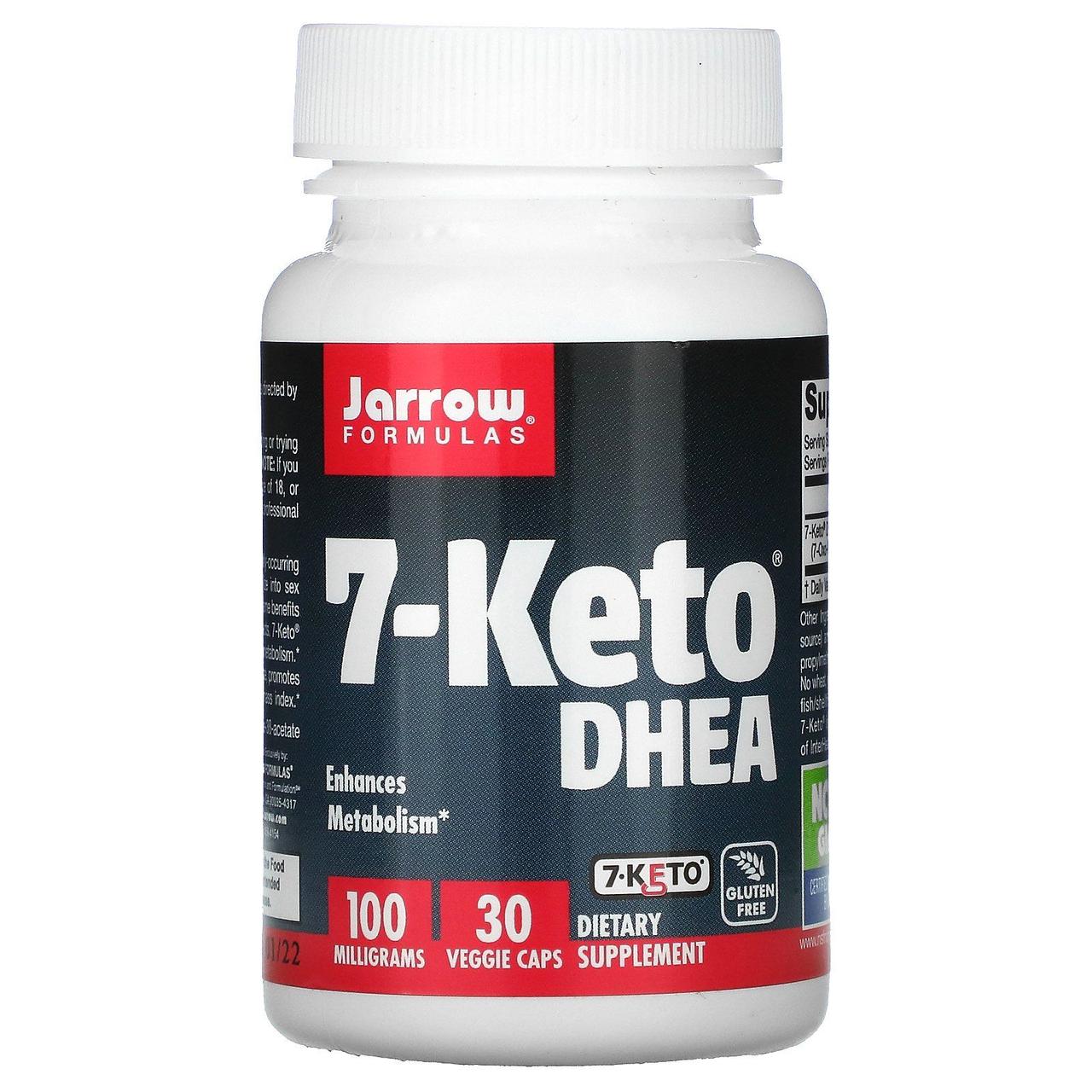 Харчова домішка Jarrow Formula (7-Keto DHEA) 100 мг 30 капсул BX986, фото 1