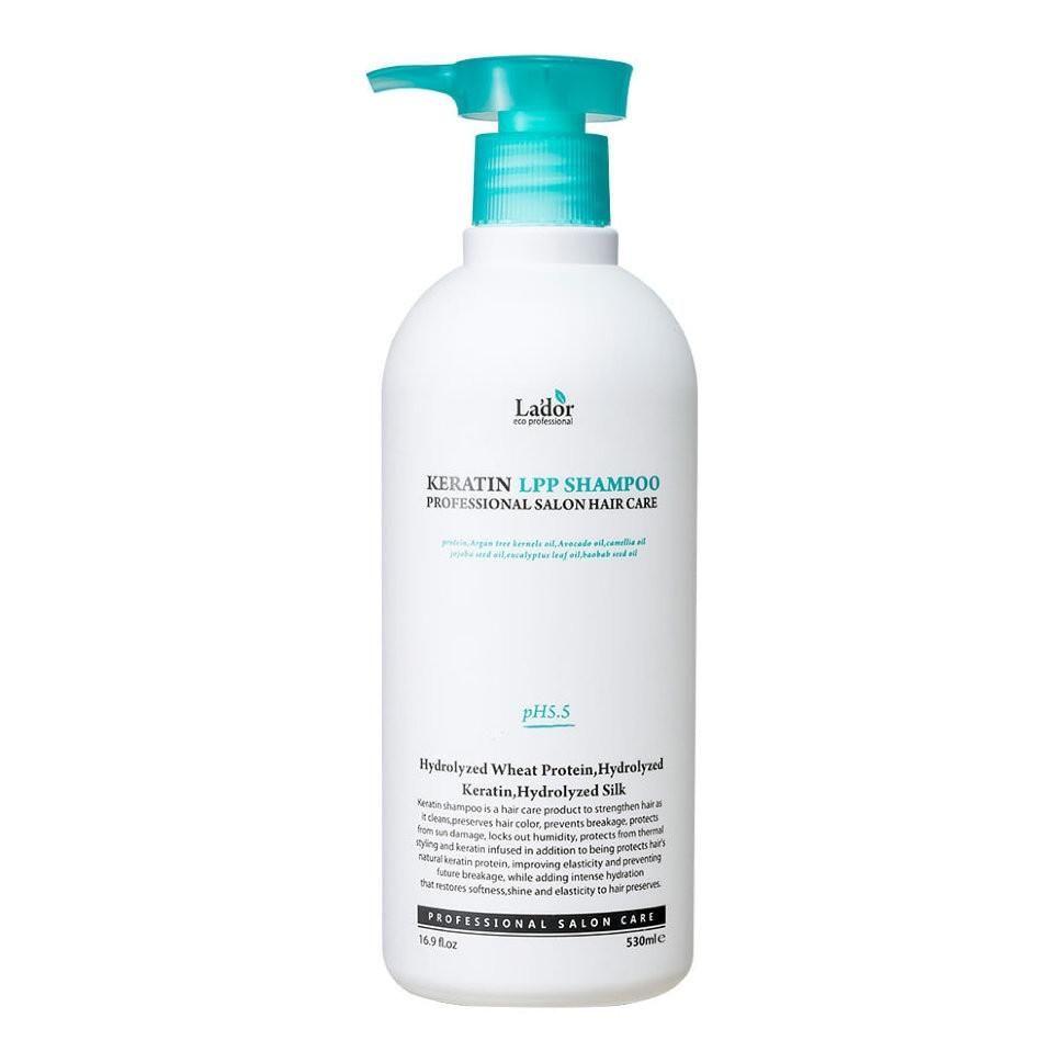 Безсульфатний протеїновий шампунь Lador (Keratin LPP Shampoo) 530 мл BX167, фото 1