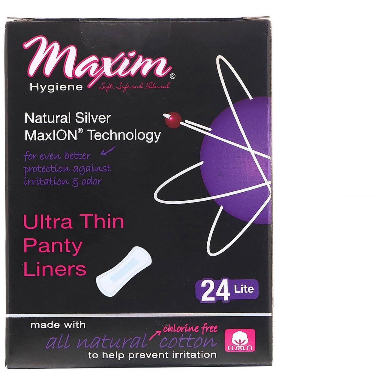 Ультратонкі щоденні прокладки з використаннямiners Natural Silver MaxION Technology Lite) 24 шт BX421, фото 1