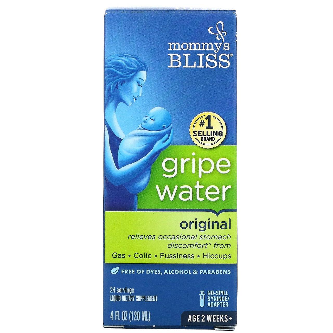 Щільна вода оригінальна Mommy's Bliss (Gripe Water) 120 мл BX088, фото 1