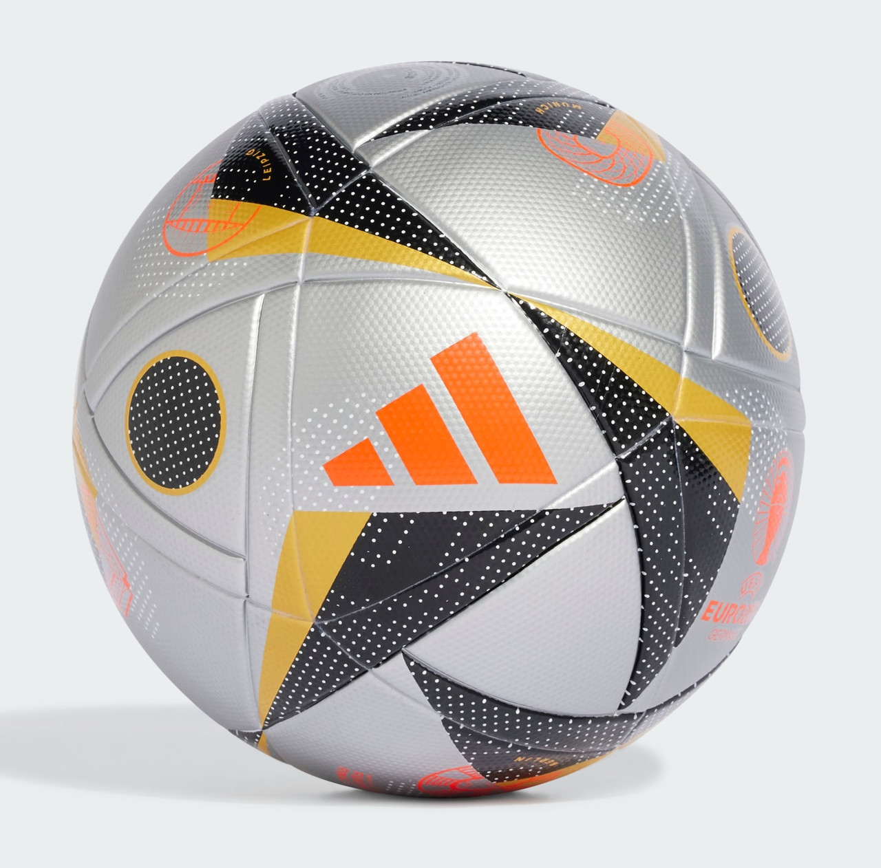 М'яч футбольний Adidas EURO24 Fussballliebe Finale League IX4046 (розмір 4) металік / silver