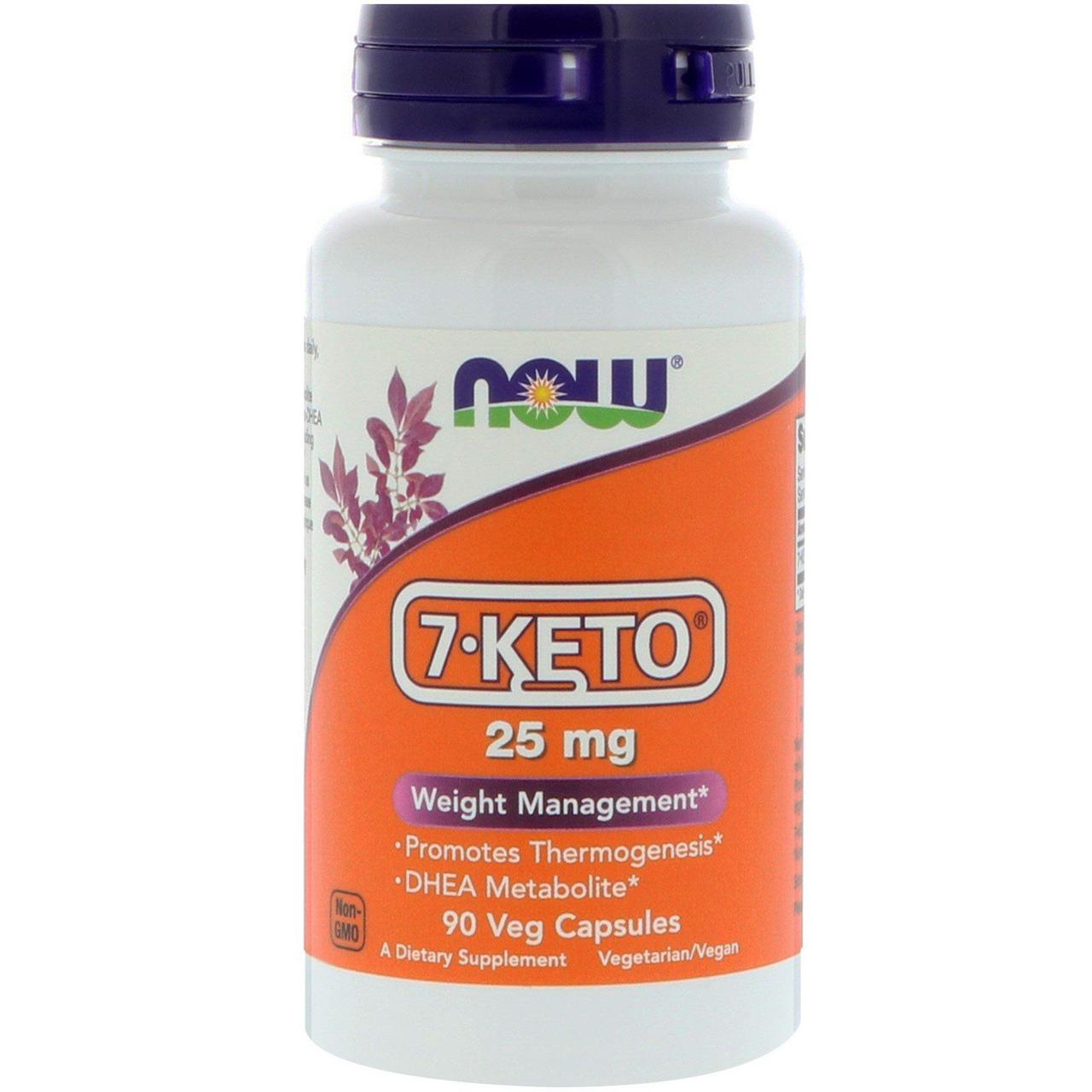 7-Кето ДГЭА Now Foods (7-Keto DHEA) 25 мг 90 капсул BX782, фото 1