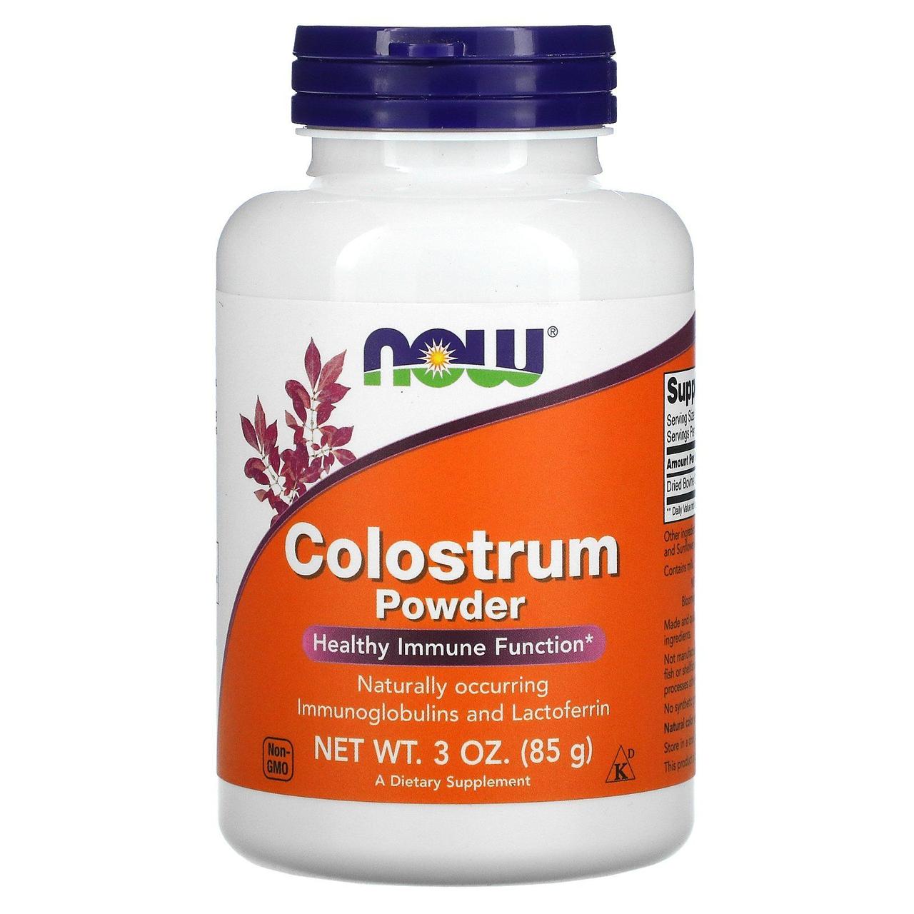 Колострум молозиво порошок Now Foods (Colostrum Powder) 85 г BX219, фото 1