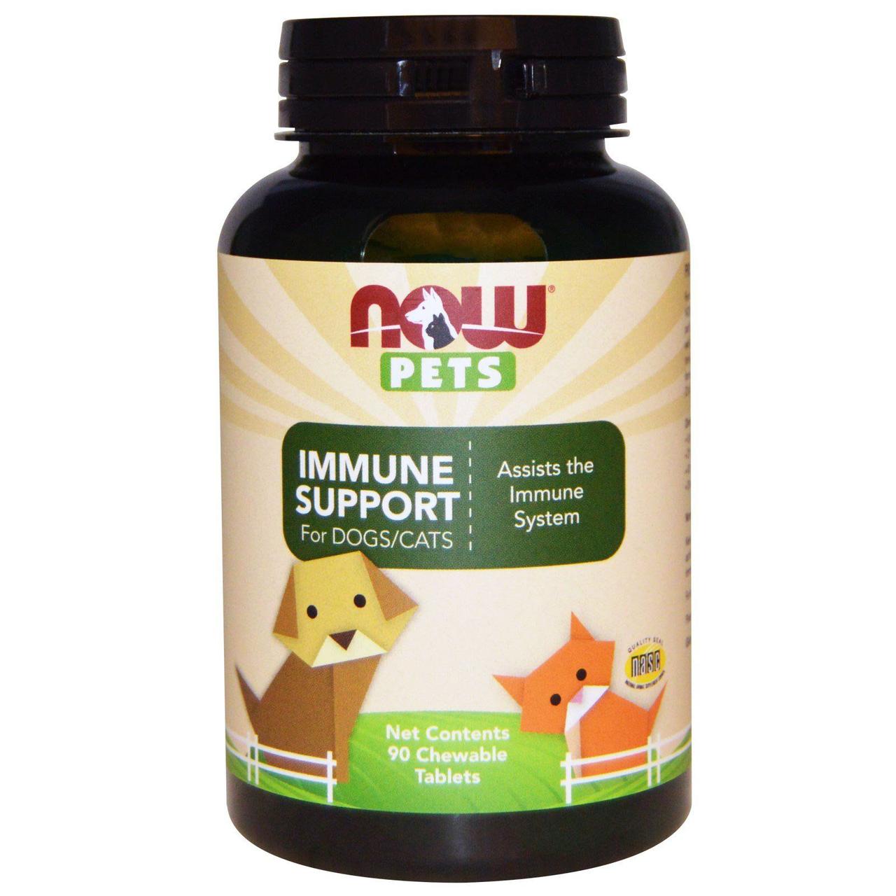 Здоров'я імунної системи собак/кішок Now Foods (Pet Health Immune Support) 90 таблеток BX511, фото 1