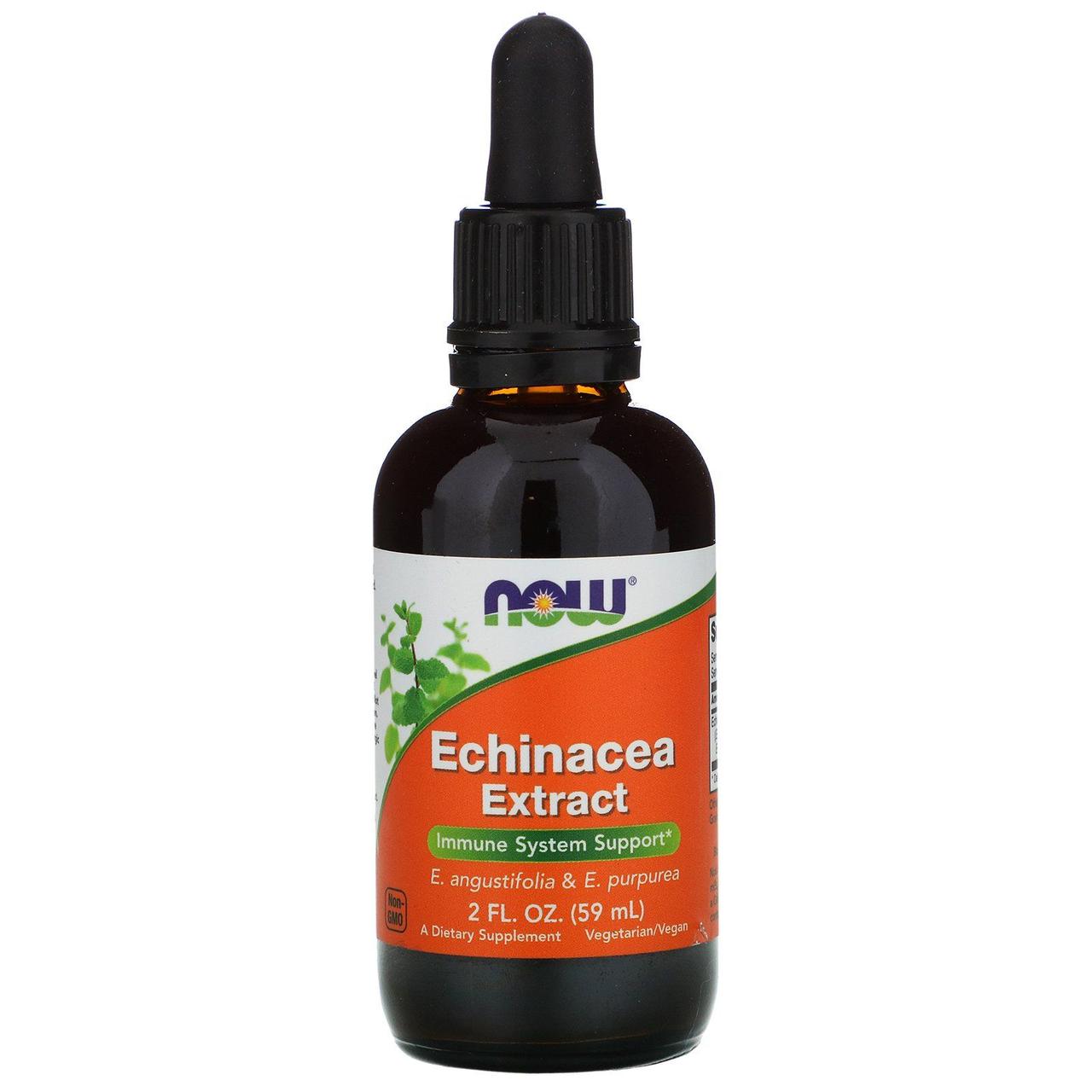 Ехінацея екстракт Now Foods (Echinacea Extract) 60 мл BX636