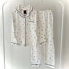 Жіноча бавовняна піжама №1315 Leiccina