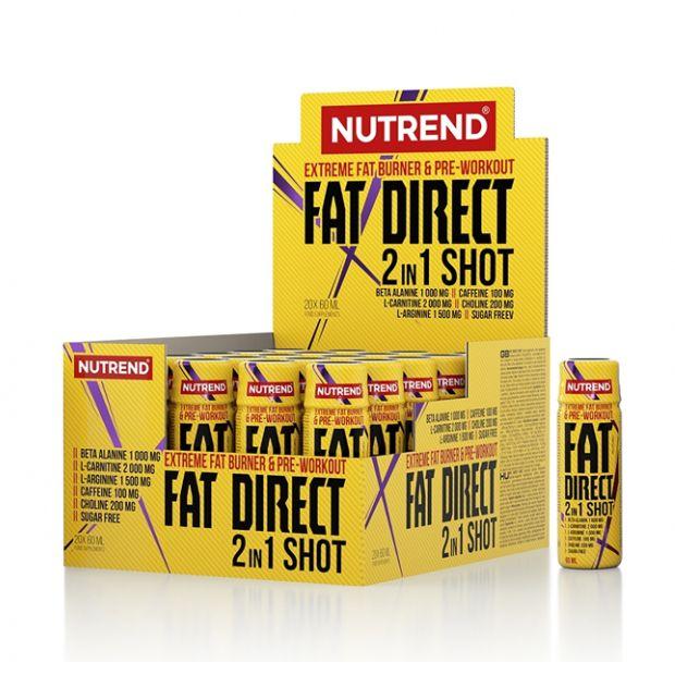 Жироспалювальний комплекс з амінокислотами Nutrend (Fat Direct Shot) 1 шт 60 мл BX505, фото 1