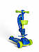 Дитячий складаний самокат-біговел світна музична платформа, фото 6