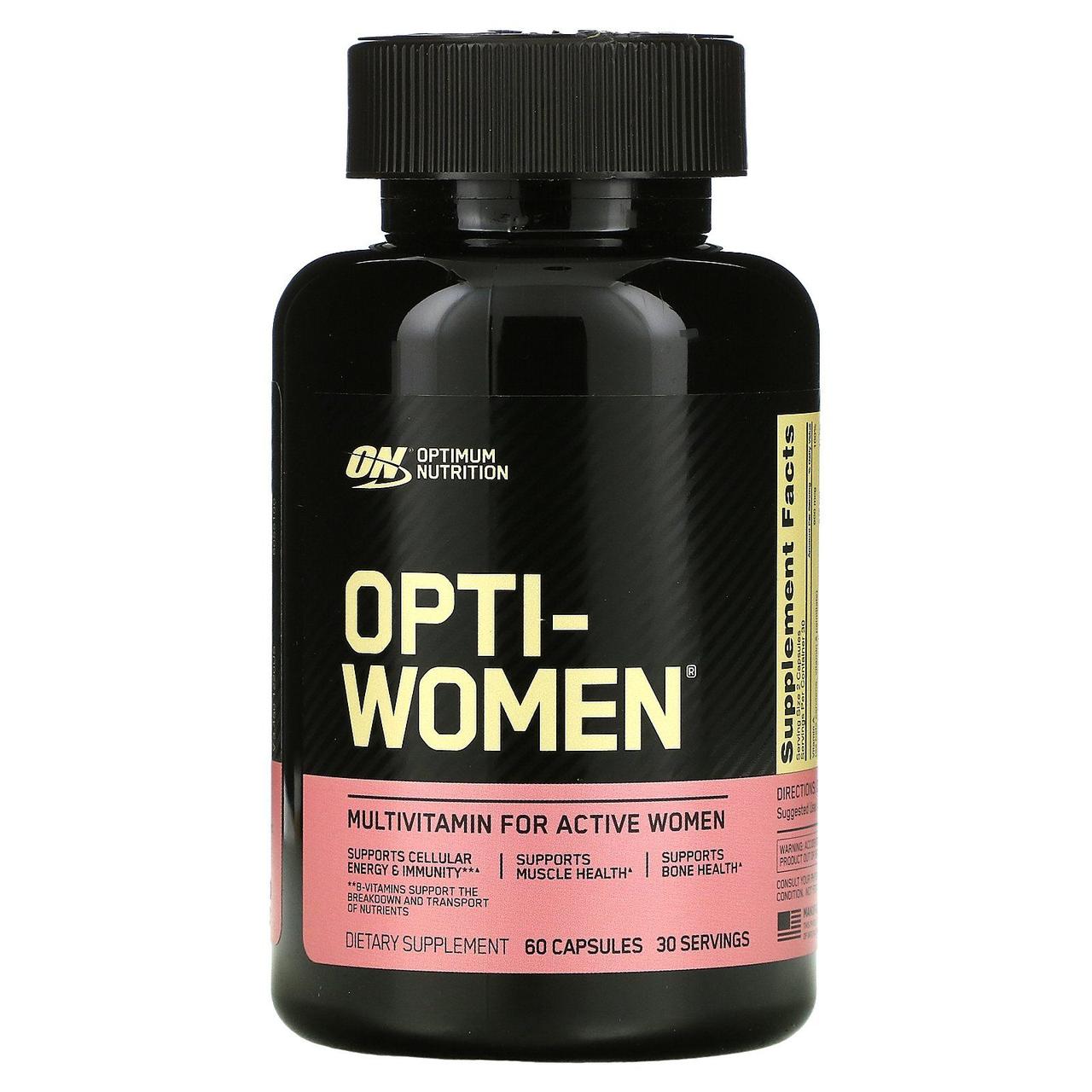 Вітамінний комплекс для жінок Optimum Nutrition (Opti-Women) 60 капсул BX525, фото 1