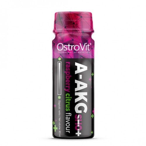 Негазований напій з амінокислотами, A-AKG SHOT, OstroVit, 80 мл BX472, фото 1