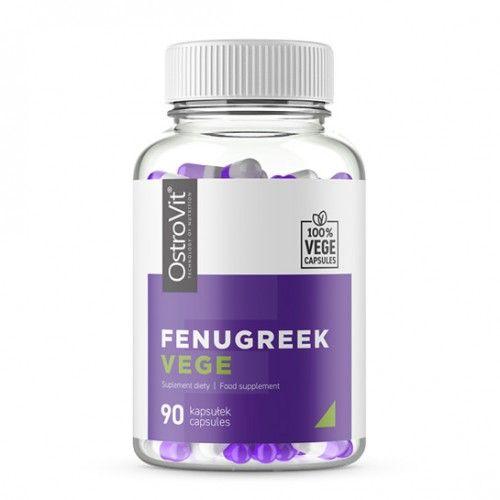 Пажитник вегетаріанський, FENUGREEK VEGE, OstroVit, 90 капсул BX504, фото 1