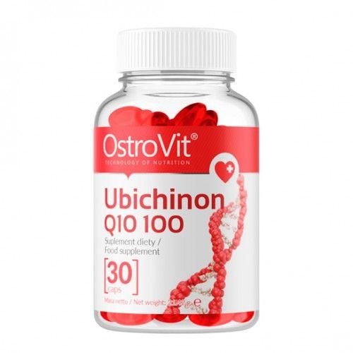 Убіхінон коензим Q10 100, UBICHINON COENZYME Q10 100, OstroVit, 30 капсул BX703, фото 1