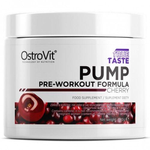Передтренувальний комплекс, вишня, PUMP Pre-Workout, cherry, OstroVit, 300 г BX433, фото 1