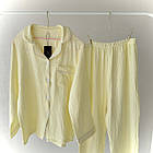 Жіноча бавовняна піжама №1319 Leiccina Жовтий, фото 2