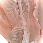 Жіноча бавовняна піжама №1319 Leiccina Пудра, фото 4