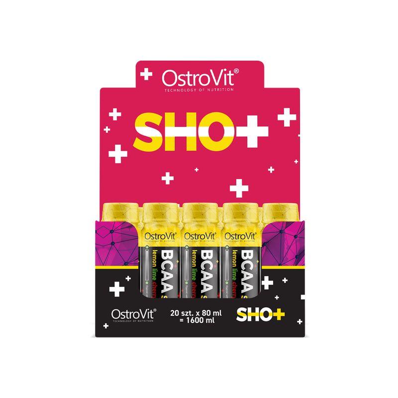OstroVit BCAA Shot 80 ml x 20 DISPLAY BX659, фото 1
