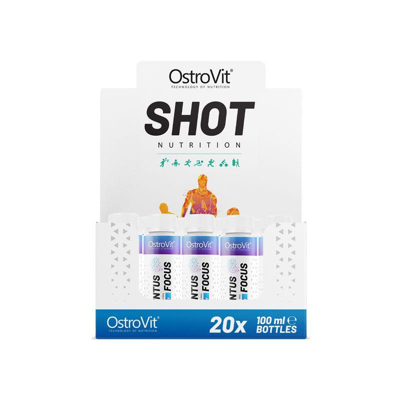 OstroVit Braintus Focus Shot 100 ml blueberry x 20 DISPLAY BX150, фото 1