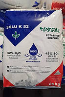 Добриво SOLU K 52 Сульфат калію, Макош, 25 кг