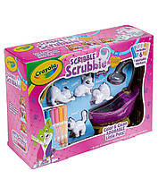 Набір для творчості Крайола Малюй і змивай із фігурками тварин Crayola Scribble Scrubbie Pets