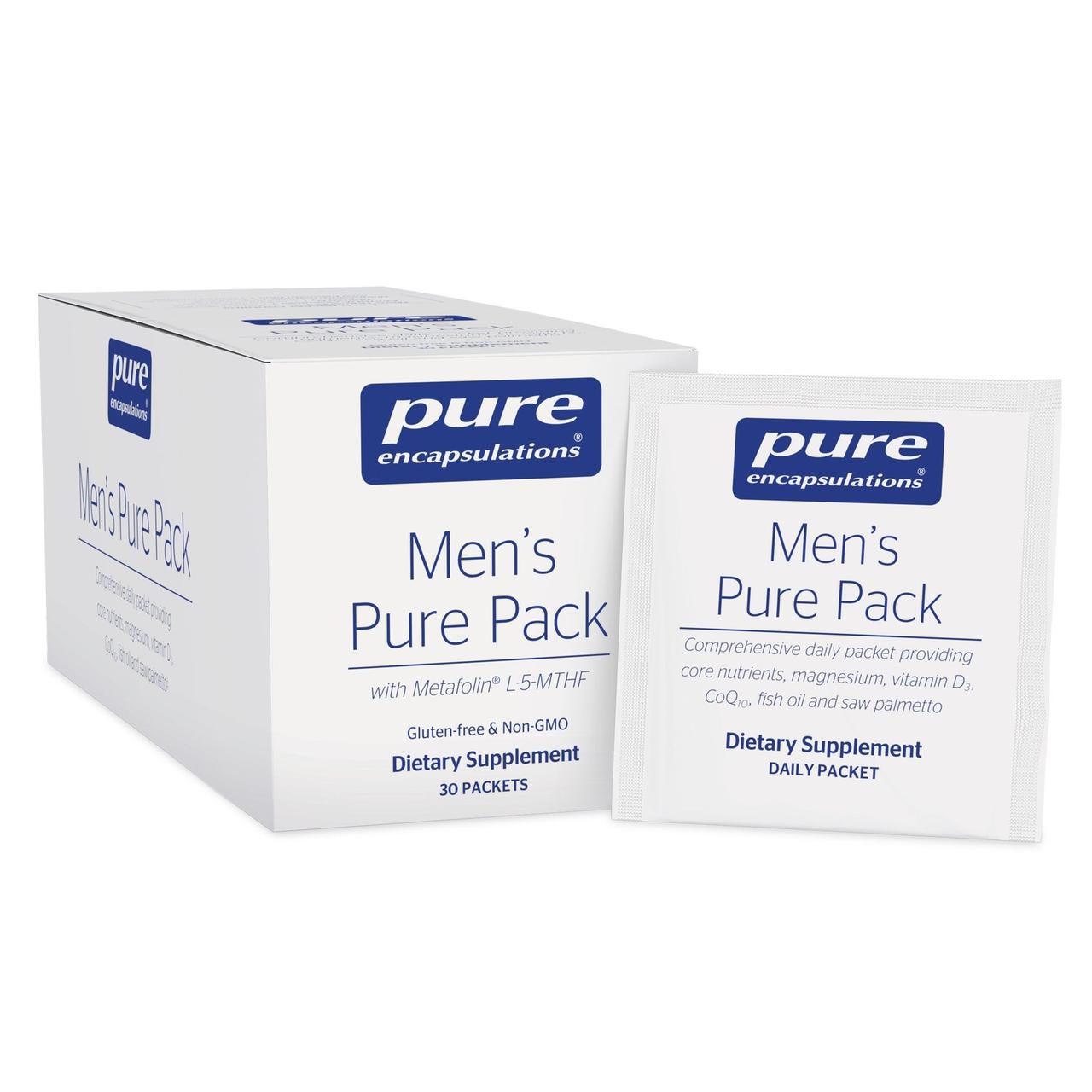 Чоловічі мультивітаміни Pure Encapsulations (Men's Pure Pack) 30 пакетів BX432