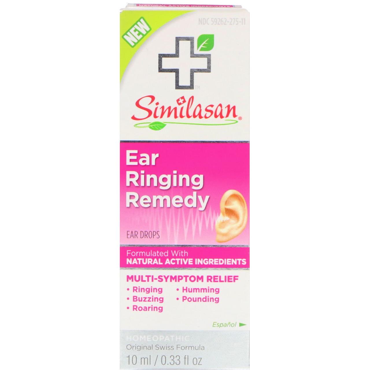 Вушні краплі від шуму у вухах Similasan (Ear Ringing Remedy Ear Drops) 10 мл BX475, фото 1