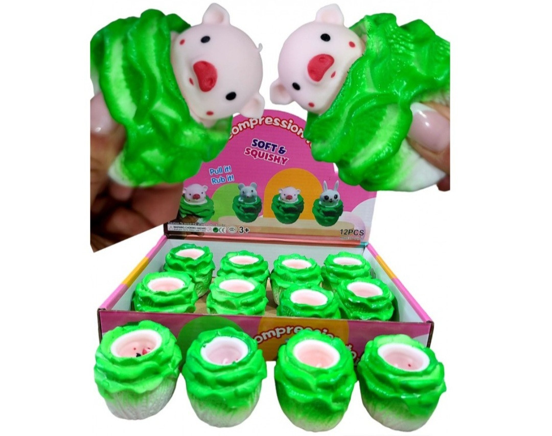 Антистрес свинка в капусті