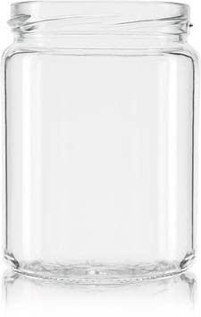 105 шт банка скло кругла 540 мл або 82 мм line jar упаковка без кришки