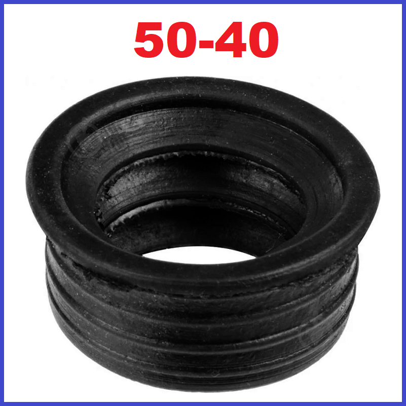 Редукція гумова каналізаційна 50 40 мм, фото 1