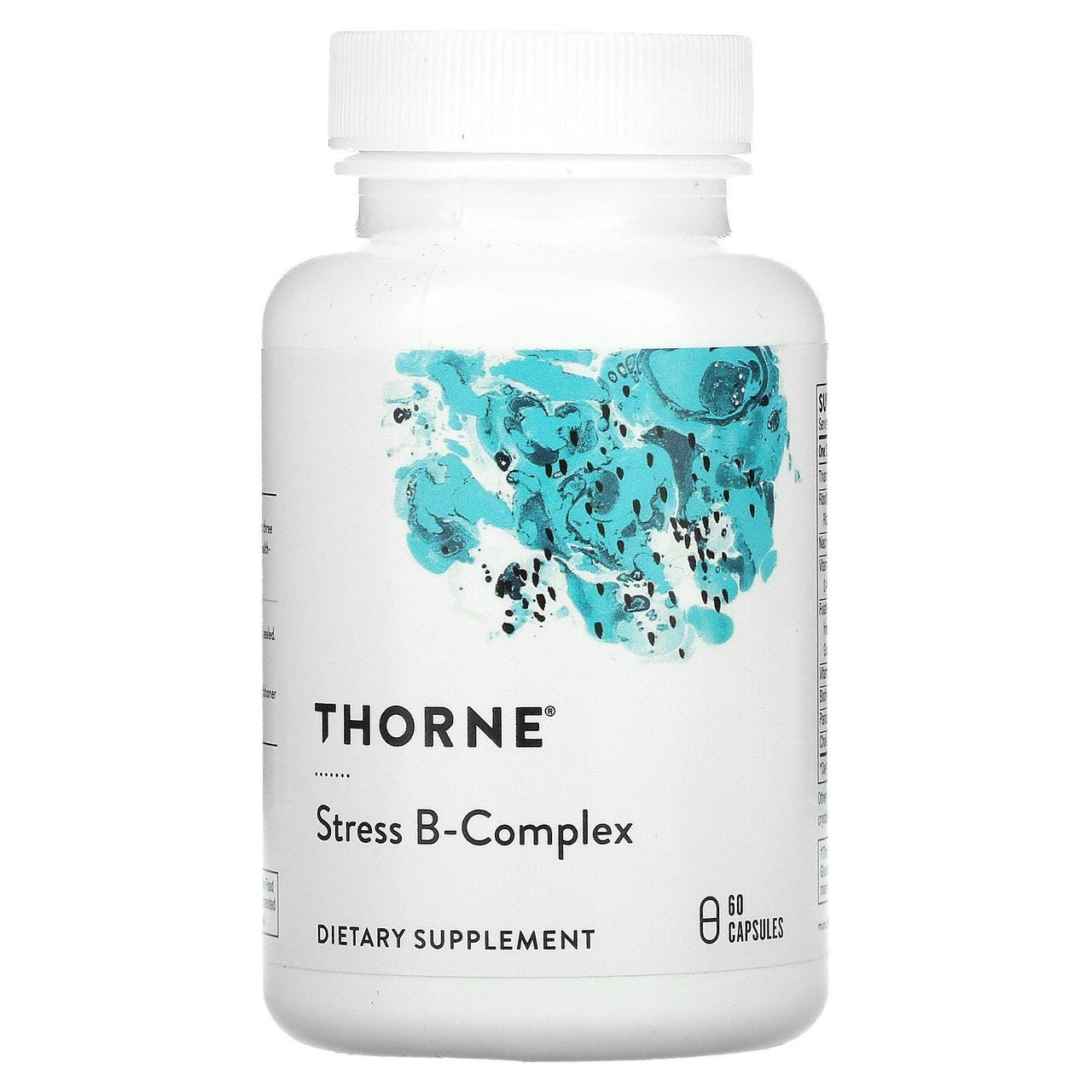Комплекс вітамінів групи B від стресу Thorne Research (Stress B-Complex) 60 рослинних капсул BX974