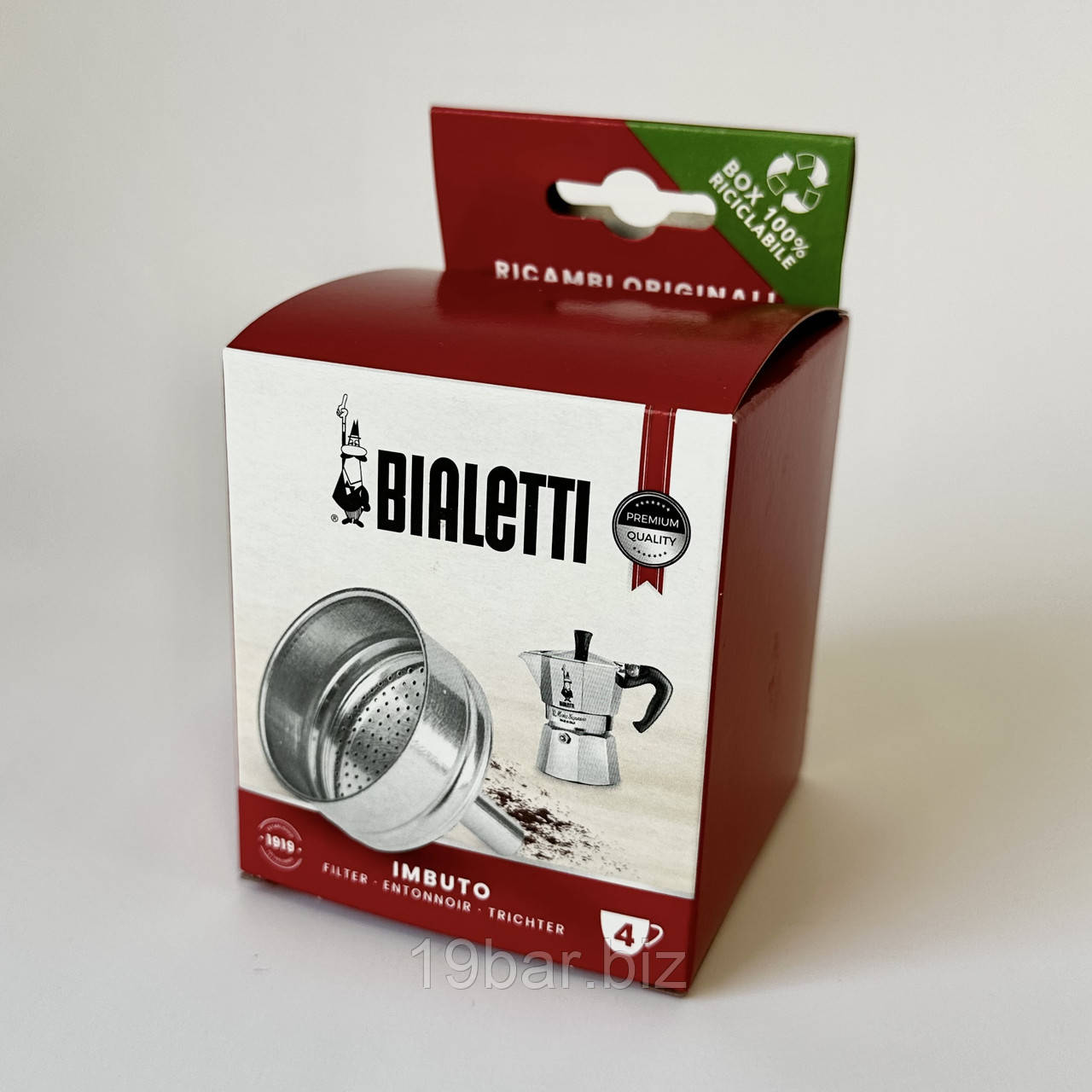Воронка для гейзерних кавоварок Bialetti (4ч) 990800134/NP, фото 1
