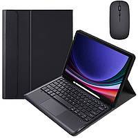 Чохол-клавіатура Smart Cover + Мишка для Samsung Galaxy Tab S10 FE Ukr+Ru+En Black