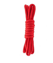 Мотузка для бондажу BONDAGE ROPE 3M, Red