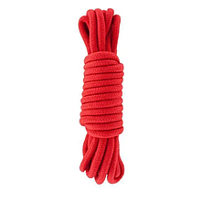 Мотузка для бондажу BONDAGE ROPE 5M, Red