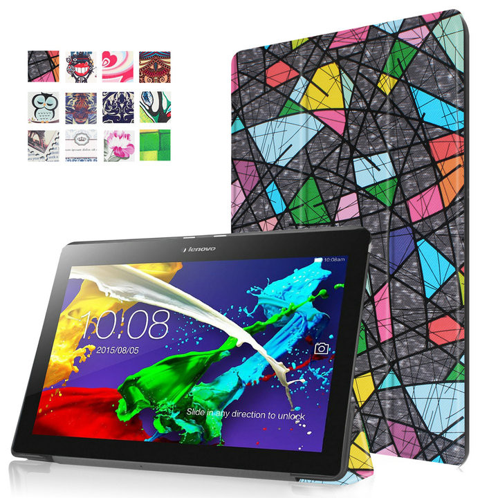 Чехол Lenovo Tab 3 10 Plus X70 / Tab 3 10 Business X70 Ultra Slim Stained Glass