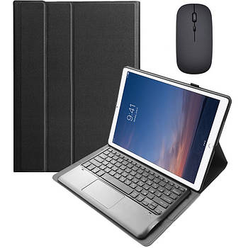Чохол-клавіатура Smart Cover + Мишка для Apple iPad Pro 12.9" 2015/2017 Ukr+Ru+En Black