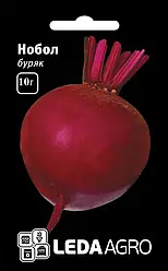 Насіння буряка Нобол, 10 г — рання сортова (70-90 днів), кругла, столова LEDAAGRO