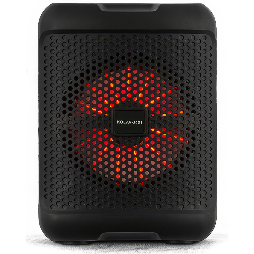 Портативна бездротова Bluetooth колонка з динаміком 4 дюйми KOLAV-J401 Потужна колонка з хорошим звуком, фото 1