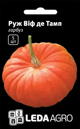 Насіння гарбуза Руж Віф Д'Етамп, 5 насінин, LEDAAGRO, фото 1