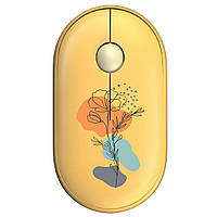Миша бездротова 2E MF300 Flora: Poppy Silent WL BT Yellow (2E-MF300WFLORAYW)