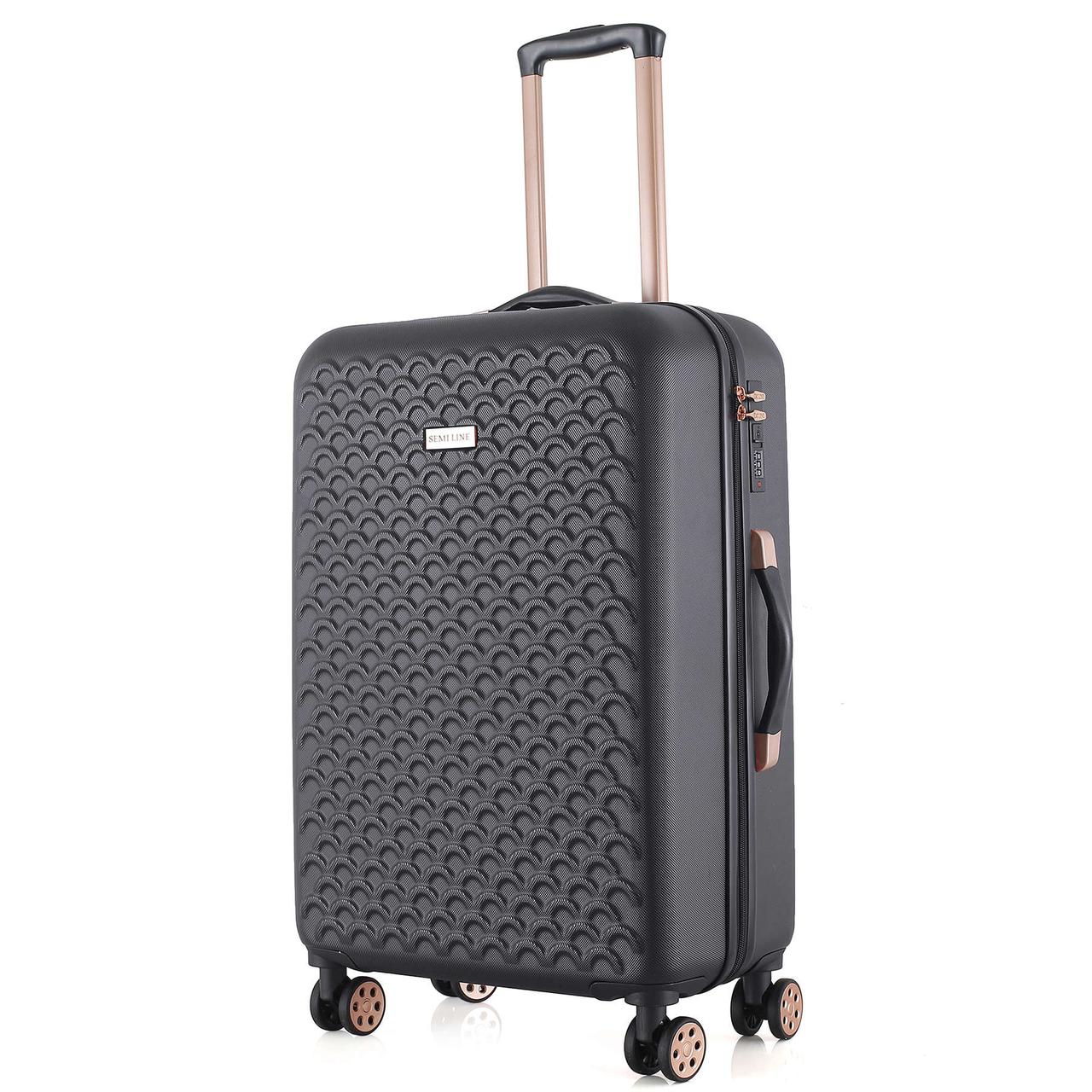 Валіза Semi Line 24" (M) Black (T5718-2), фото 1