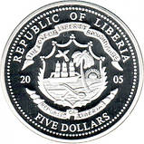 Ліберіючи 5 доларів, 2005 Іван Павло II, фото 2