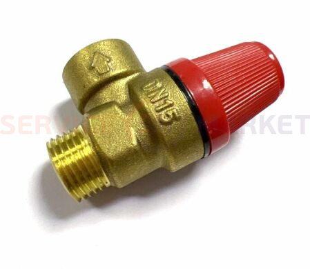 Запобіжний клапан 5 бар 1/2" (універсальний) для газового котла