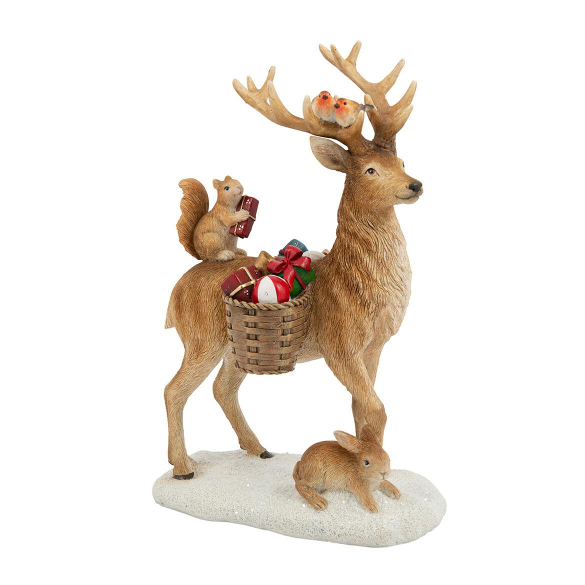 Статуетка олень з подарунками Villeroy & Boch Winter Collage 14,5x9x21 см